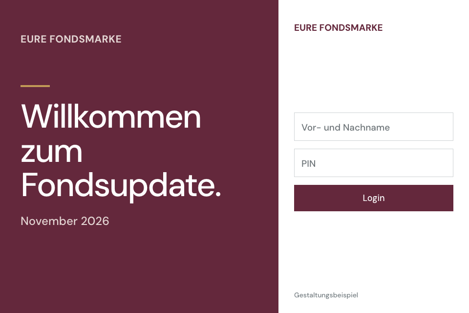 Gezeichnete Ansicht als Planungshilfe